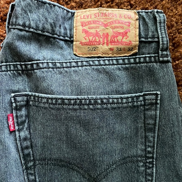 Mens Levi 502 Jeans - Picture 1 of 4